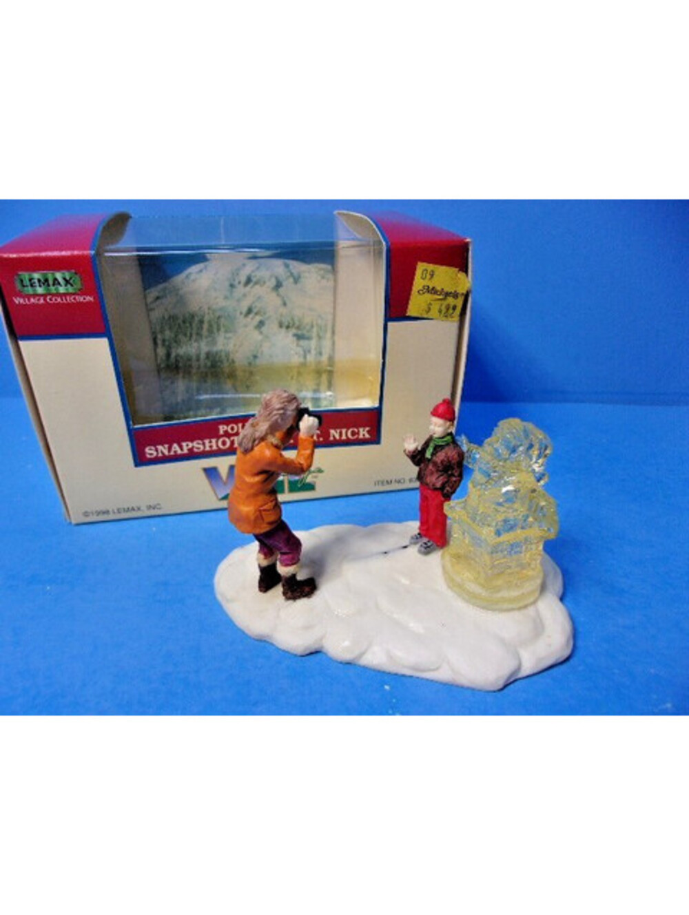 Lemax Vail Village #83289 Snapshot With St. Nick Christmas Figurine Vintage 1998
